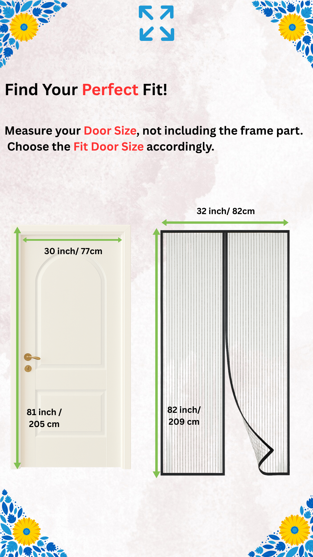 Mesh Screen Net Home Magnetic Foldable Anti Mosquito Door Curtains