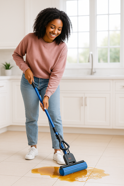 Multi-Purpose Foldable Floor Cleaning Squeeze Mop Wiper