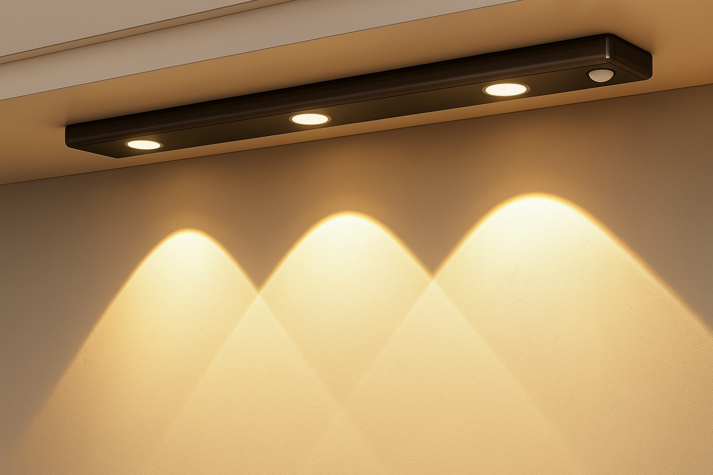 LED PIR Motion Sensor Cabinet  With USB Rechargeble